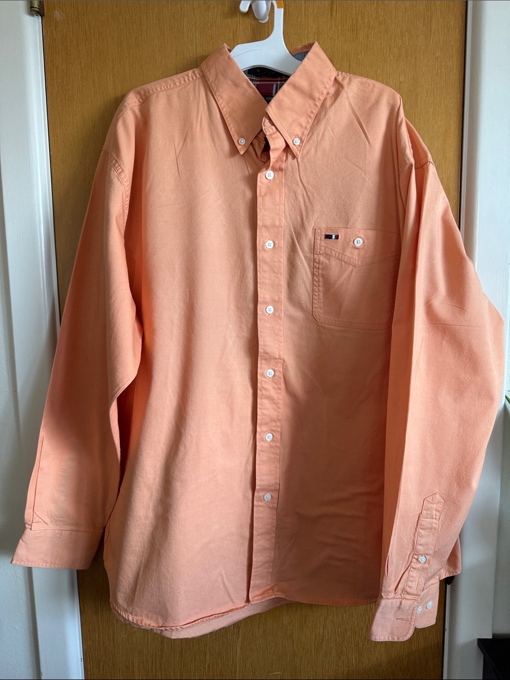 Urgent Gear Peach Button-Down Dress Shirt